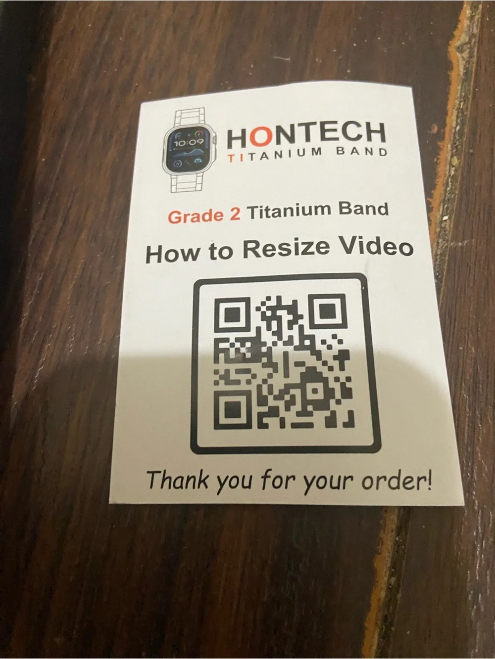 HONTECH Grade 2 Titanium Strap Band Silver for Apple Watch Ultra / Ultra 2